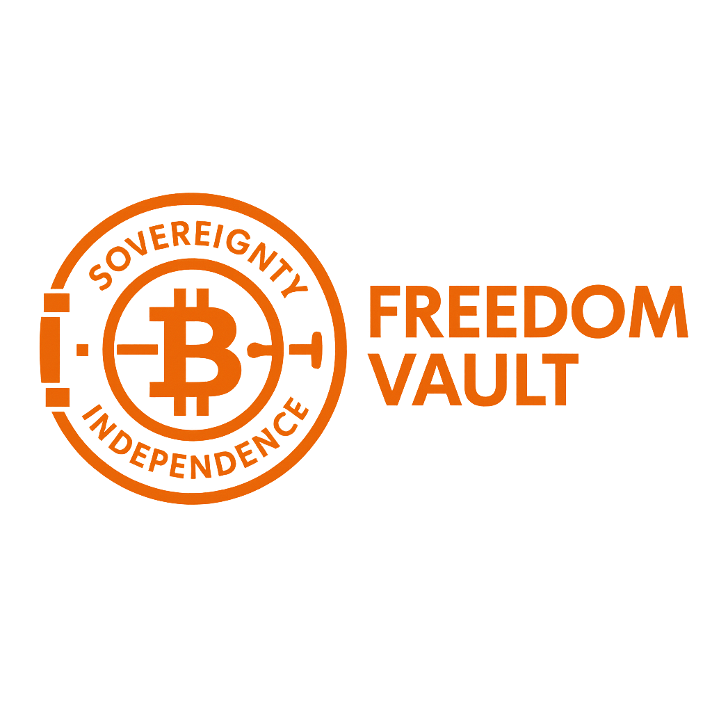 Freedom Vault emblem light transparent