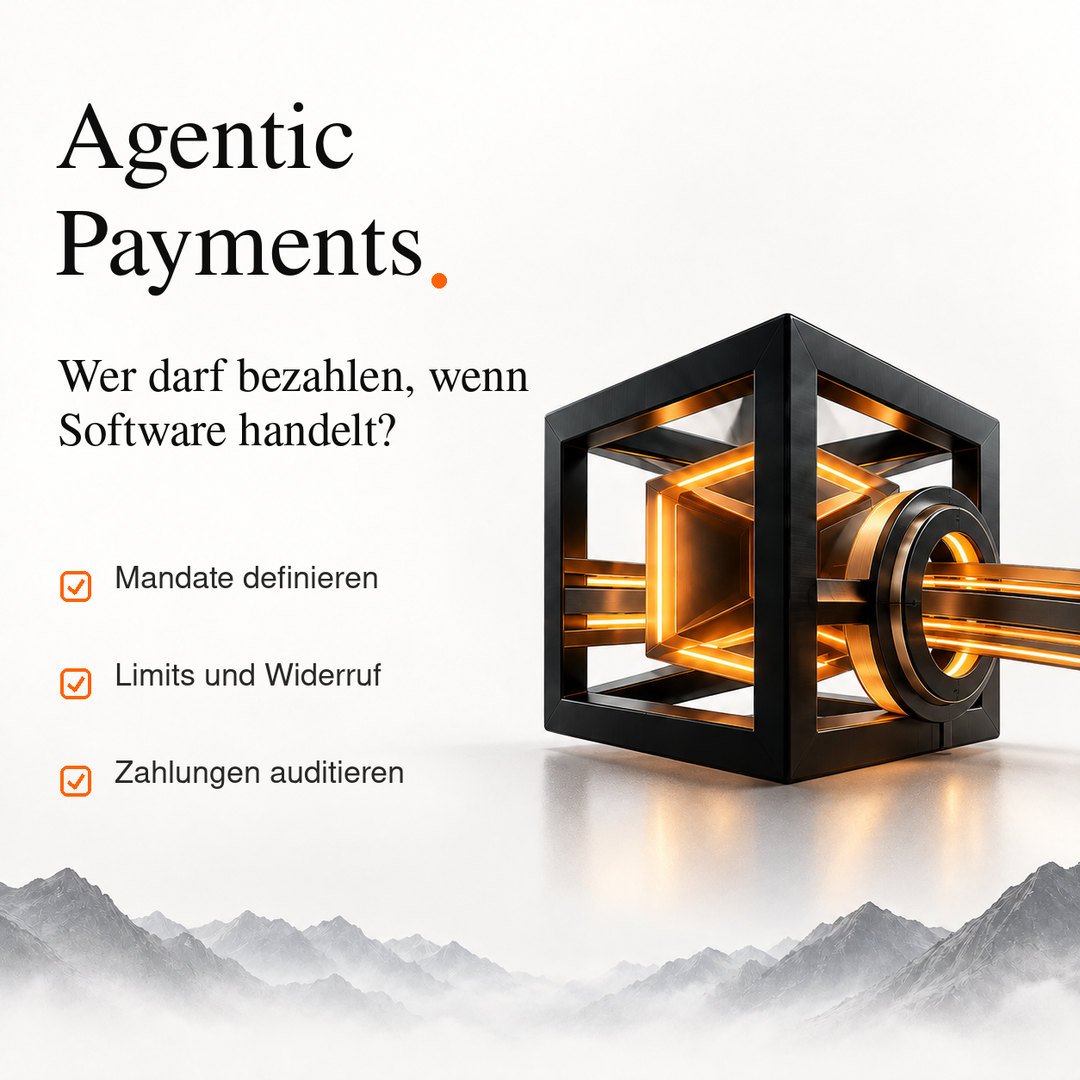 Agentic Payments — Freedom Vault editorial graphic