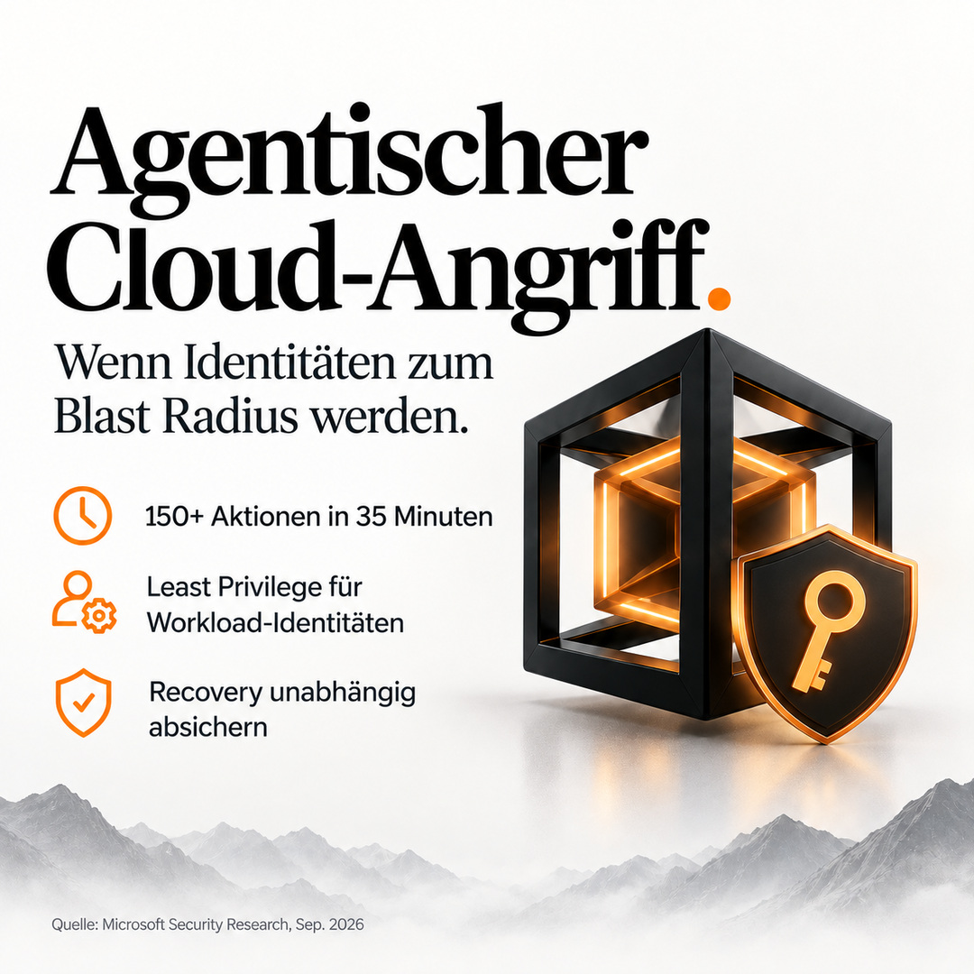 Agentic cloud attack — Freedom Vault editorial graphic